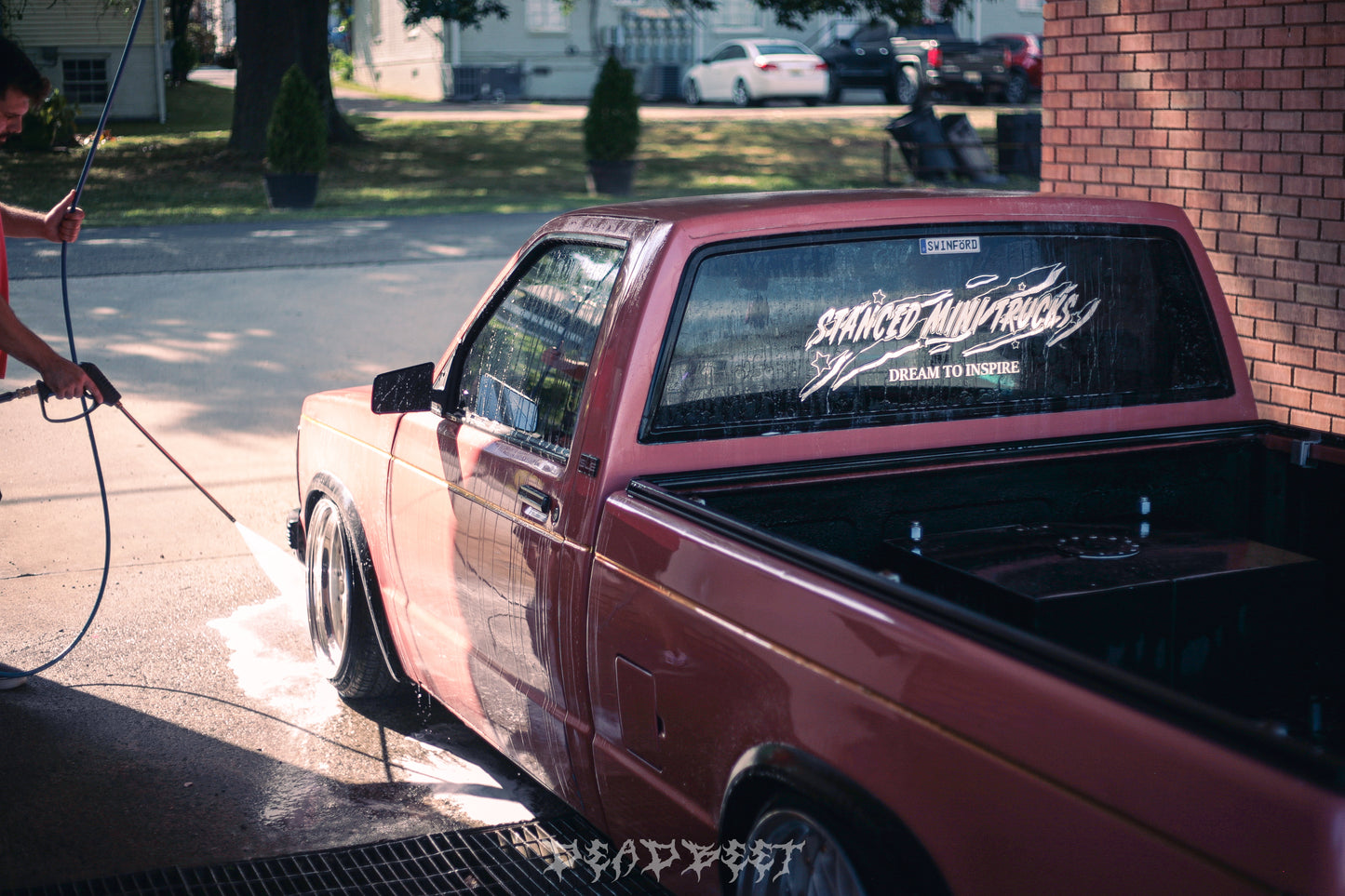 Stanced Mini Truck Rear Banner