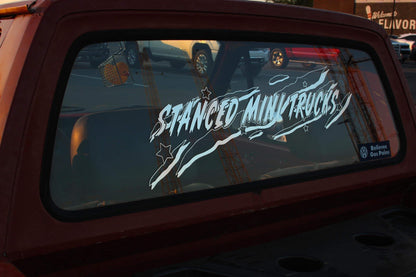 Stanced Mini Truck Rear Banner